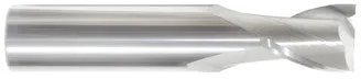 202-001030: 5/64 Dia, 5/32 LOC, 1-1/2 OAL, 2-Flt,  Carbide Square End Mill- Single End, 30 Deg. Helix, Uncoated, USA