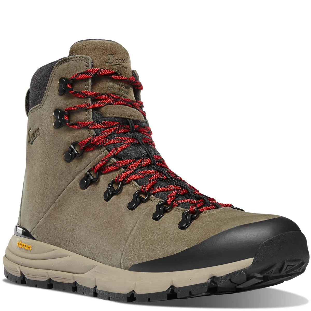 Arctic 600 Side-Zip 7" Brown/Red 200G - 67338