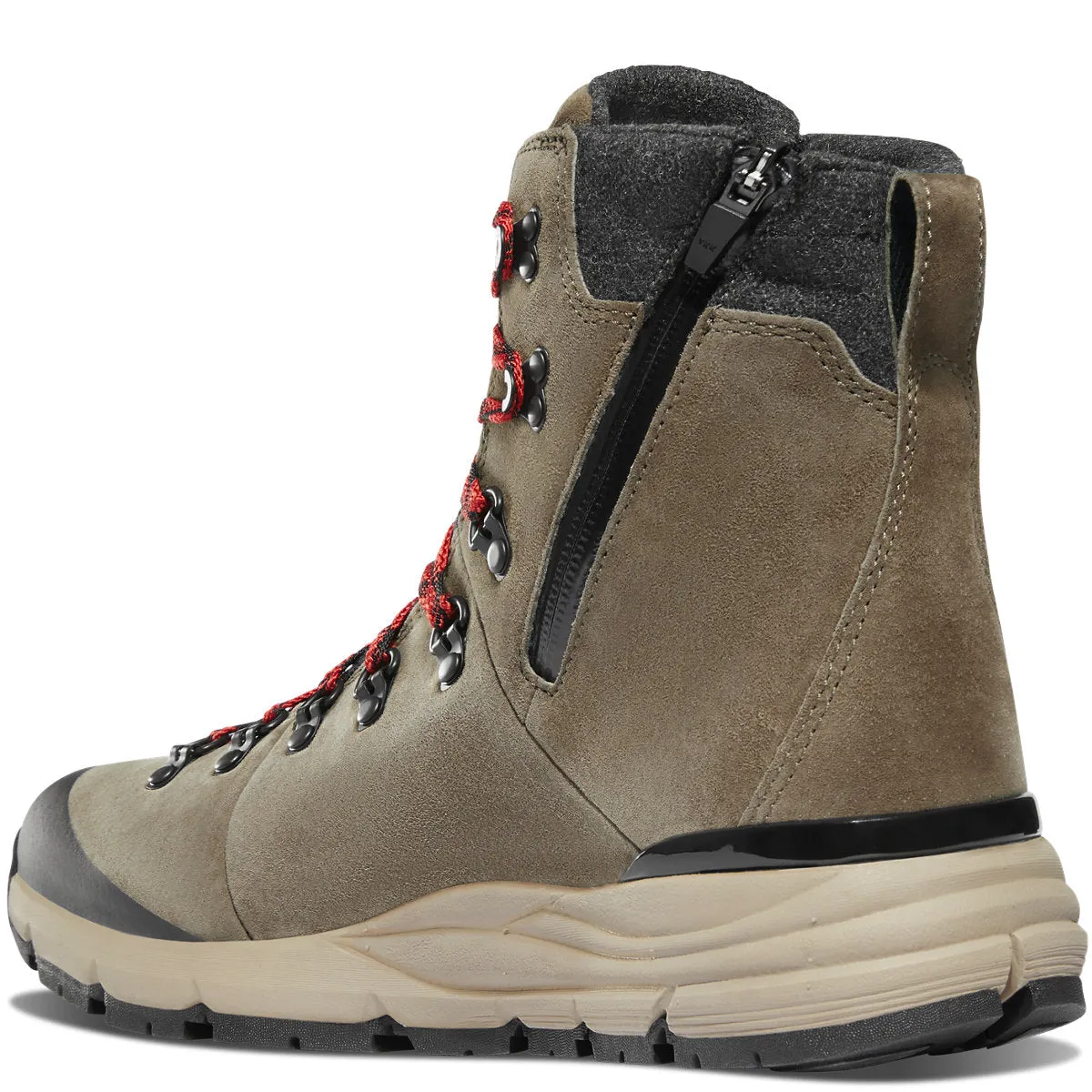 Arctic 600 Side-Zip 7" Brown/Red 200G - 67338