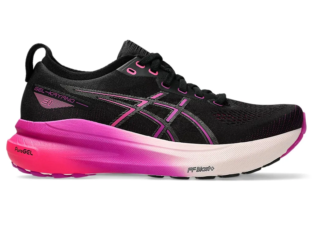 Asics | Gel-Kayano 31 | Women's | Black/Bold Magenta