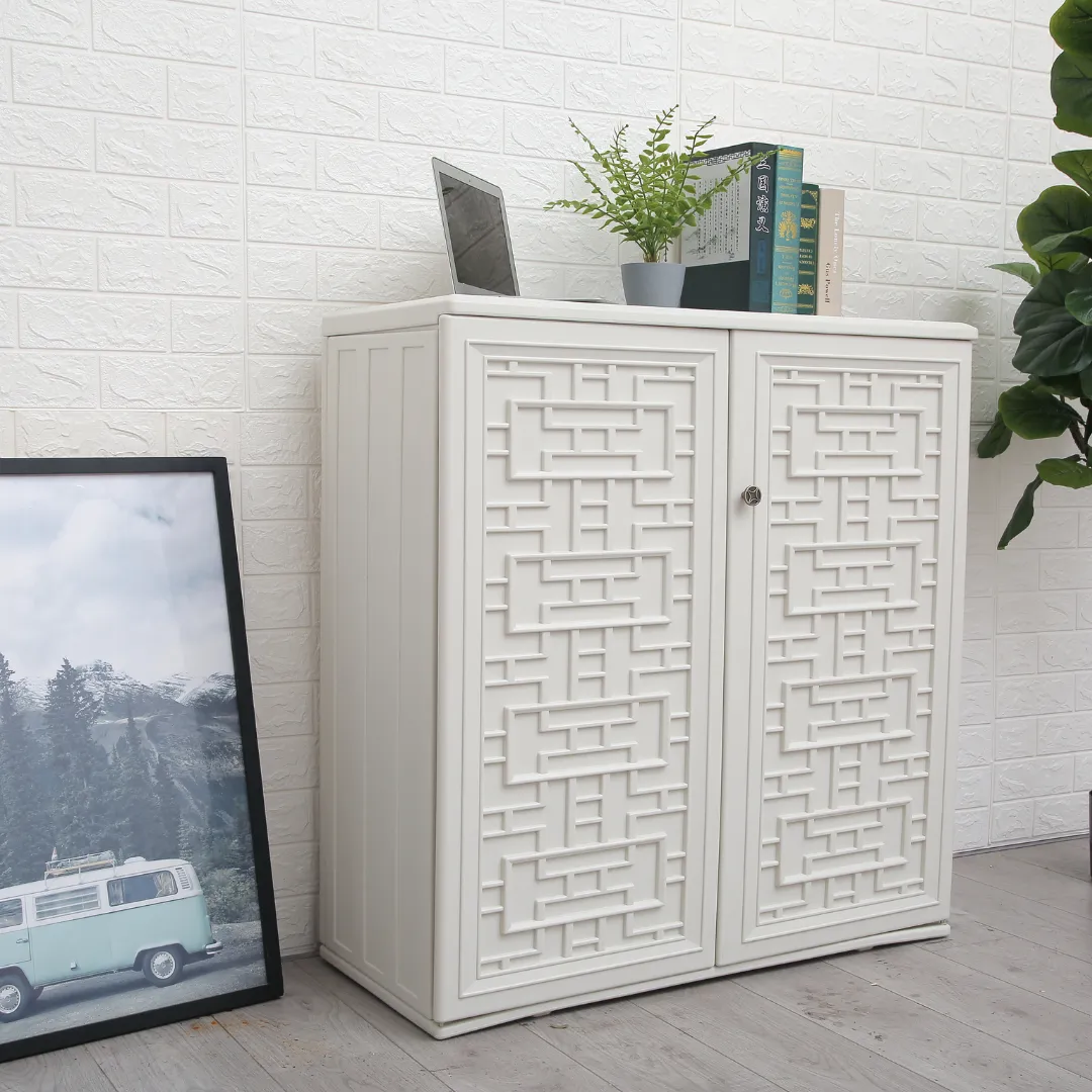 AVA Multipurpose Outdoor Storage Shoe Cabinet White