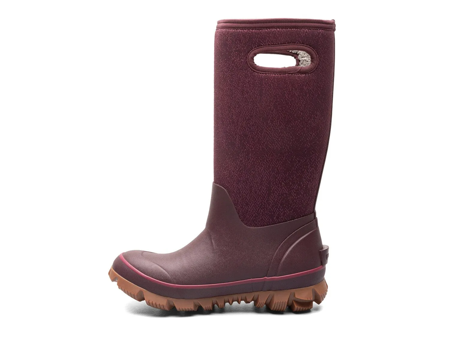 Bogs Whiteout Faded Snow Boots, dark red