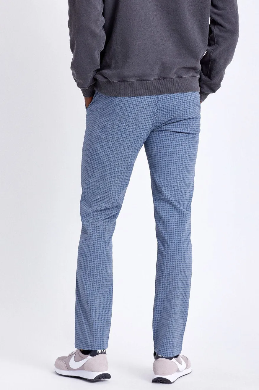 BRIXTON CHOICE TAPER PANT JOE BLUE/GREY HOUNDSTOOTH