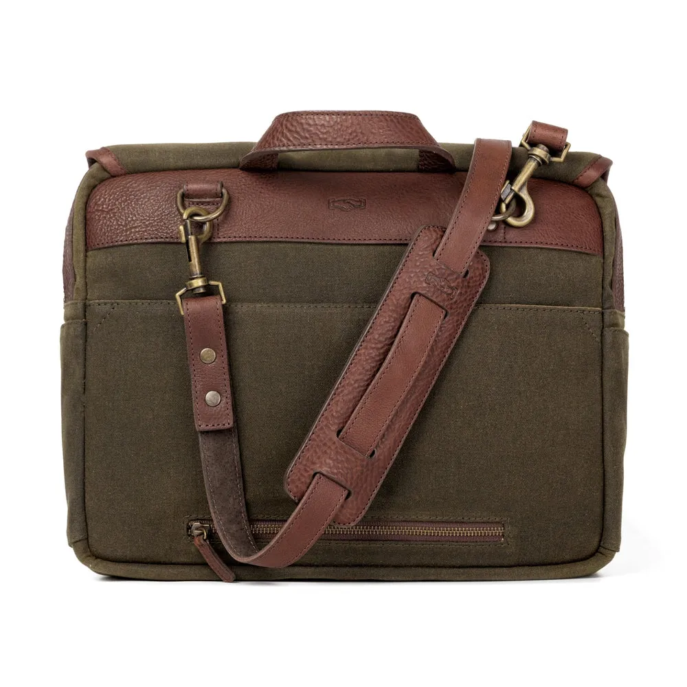 Campaign Waxed Canvas Messenger Bag