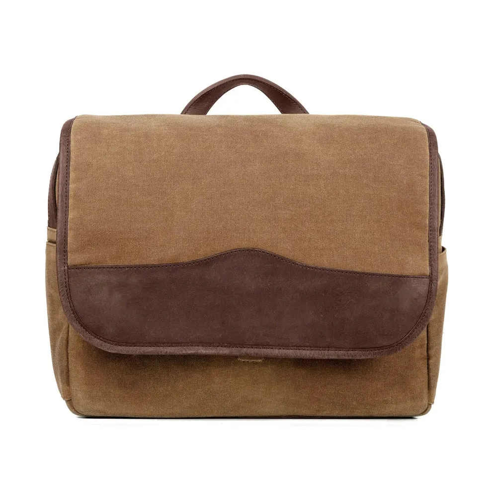 Campaign Waxed Canvas Messenger Bag