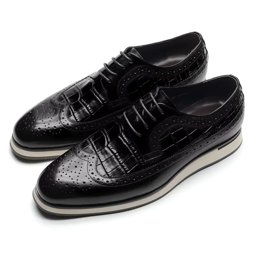 City Elegance Lace-Up Dress Shoes