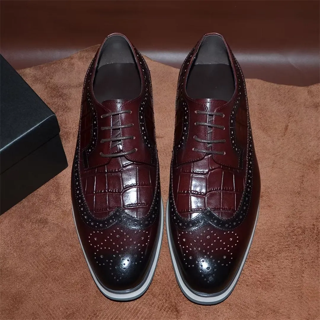 City Elegance Lace-Up Dress Shoes