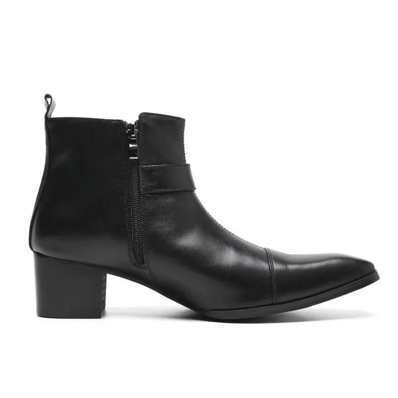 ConfidentLux Leather Ankle Boots