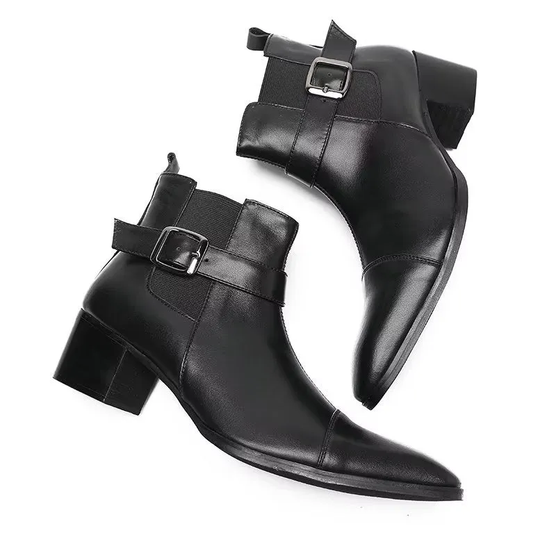 ConfidentLux Leather Ankle Boots