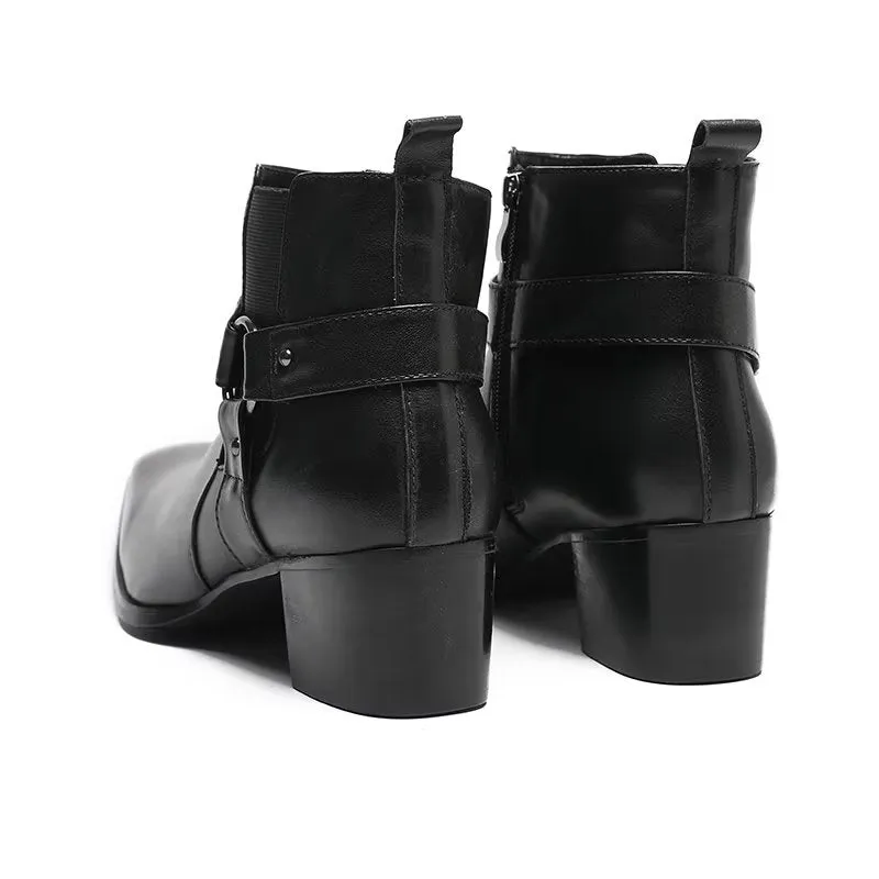 ConfidentLux Leather Ankle Boots