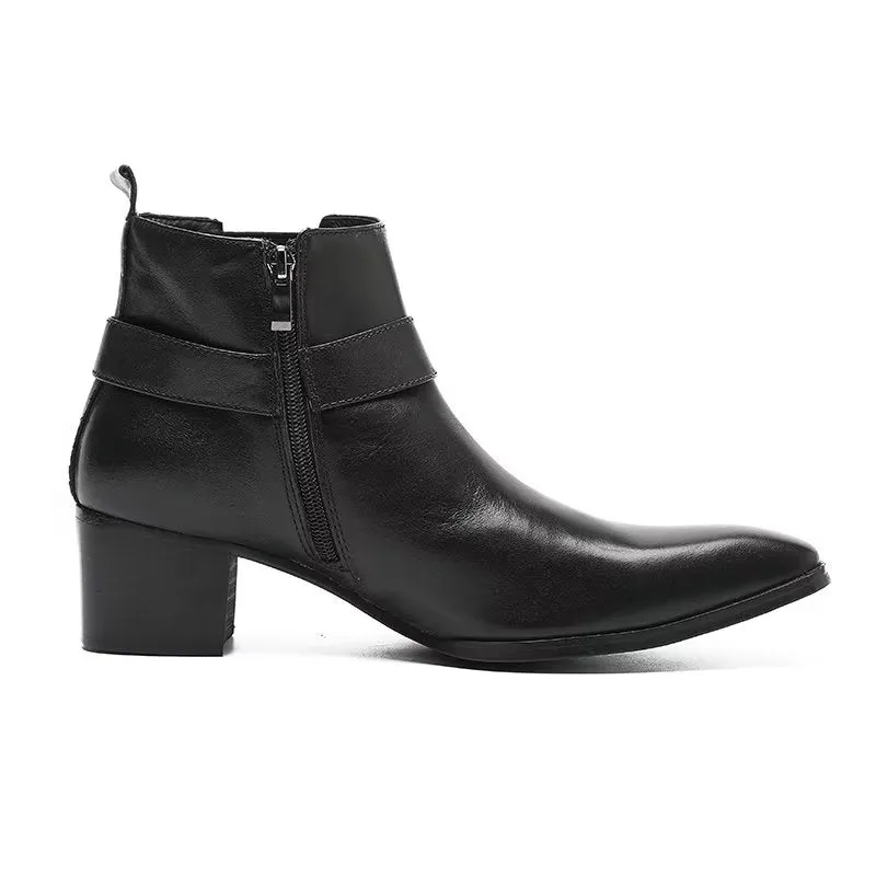 ConfidentLux Leather Ankle Boots