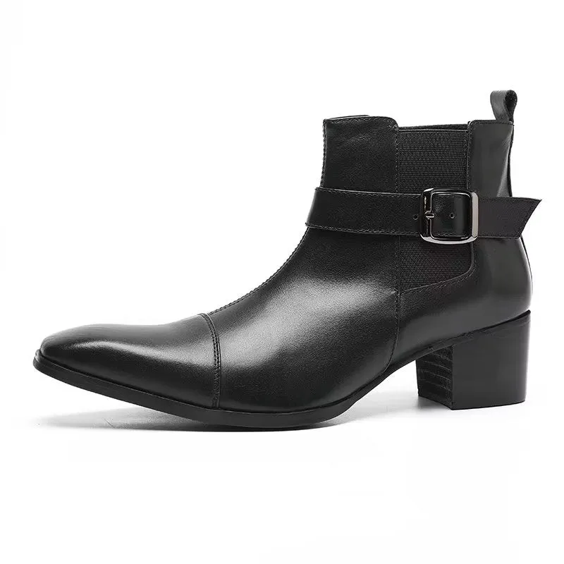 ConfidentLux Leather Ankle Boots