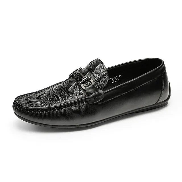 CrocLuxury Waterproof Slip On Leather Loafers