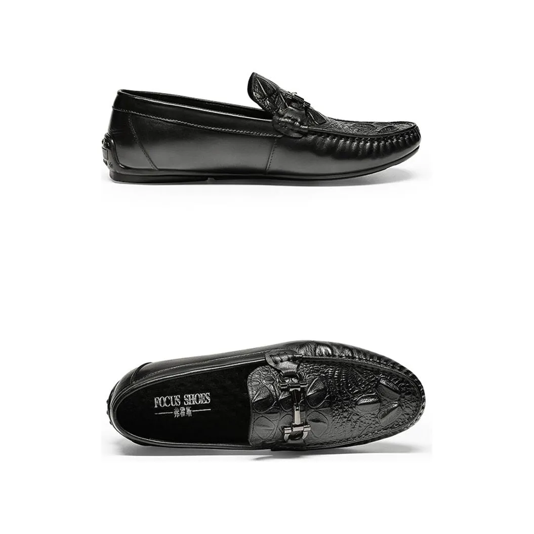 CrocLuxury Waterproof Slip On Leather Loafers