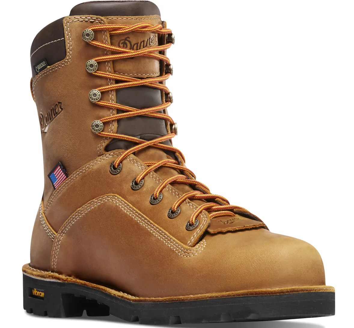 DANNER QUARRY MEN’S  8 INCH USA MADE SOFT TOE WORK BOOT