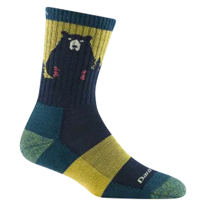 Darn Tough Women's Bear Town Micro Crew Lightweight Hiking Sock - Dark Teal