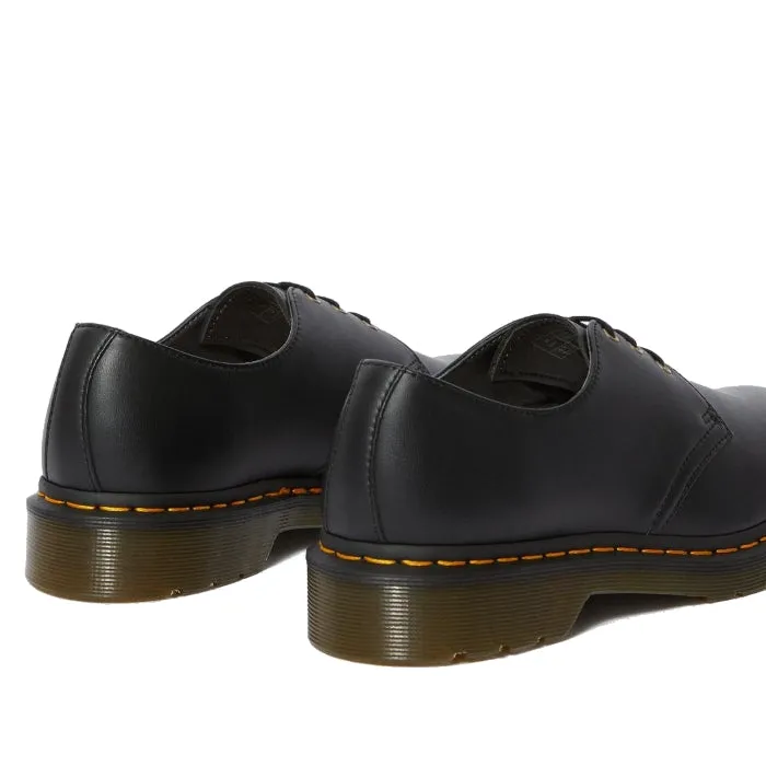 Dr Martens - Vegan 1461 Black Felix Rub Off Shoe 3 eye Lace Up