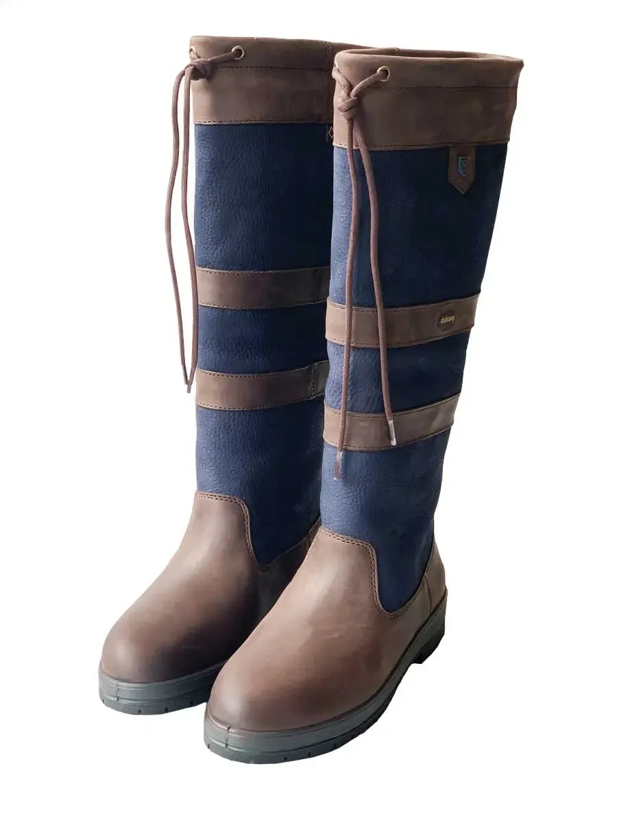 DUBARRY Galway ExtraFit™ Country Boots - Navy & Brown