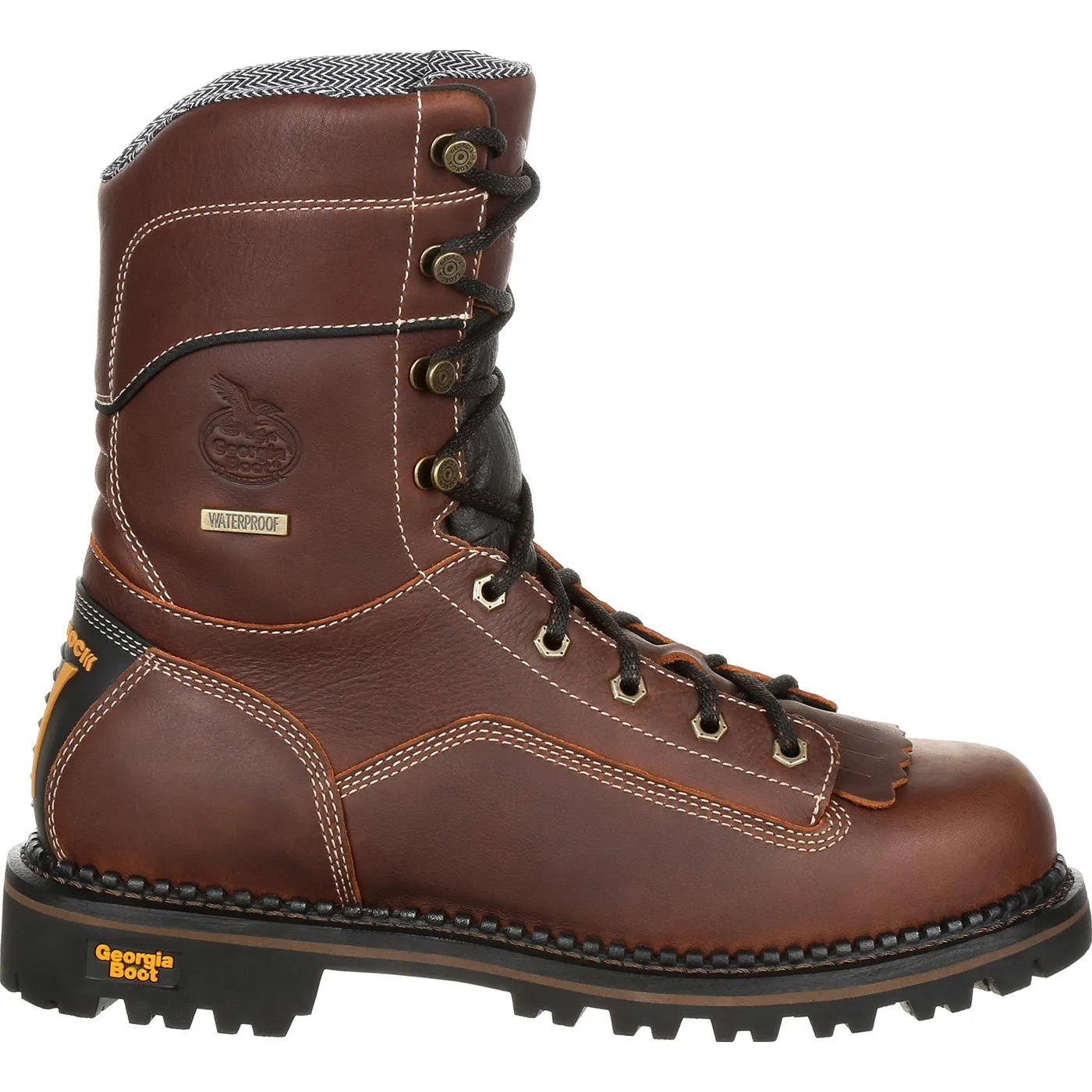 Georgia Boot AMP LT Logger Composite Toe Low Heel Waterproof Work Boot