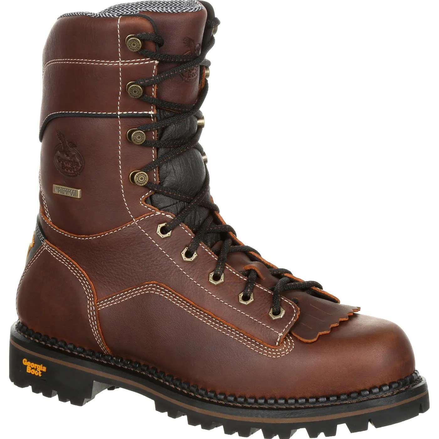 Georgia Boot AMP LT Logger Composite Toe Low Heel Waterproof Work Boot