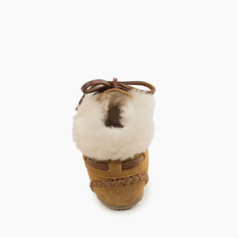 Kids' Charley Suede Slipper - Cinnamon