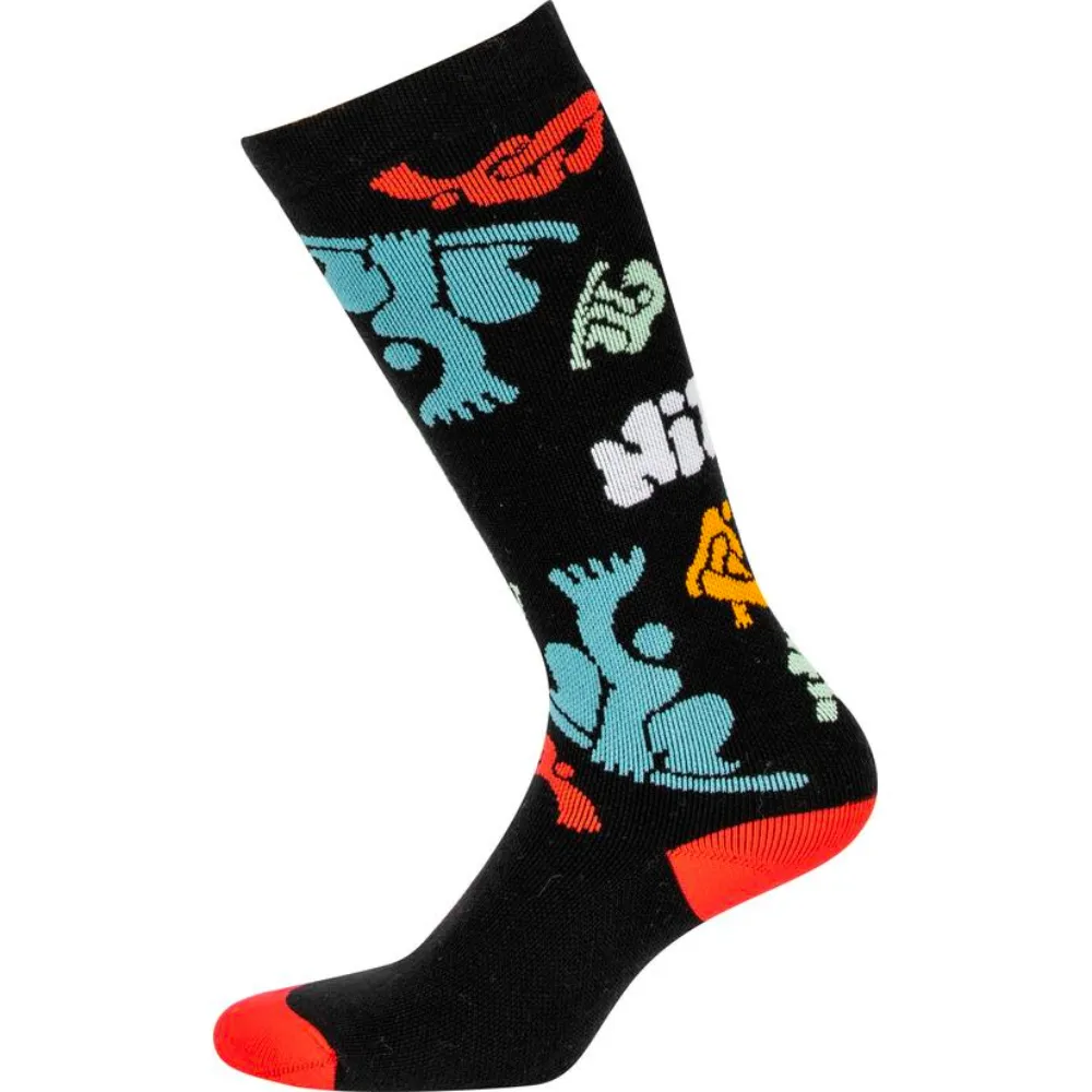 Kids Cloud 3 Snowboard Socks Black/Multicolor