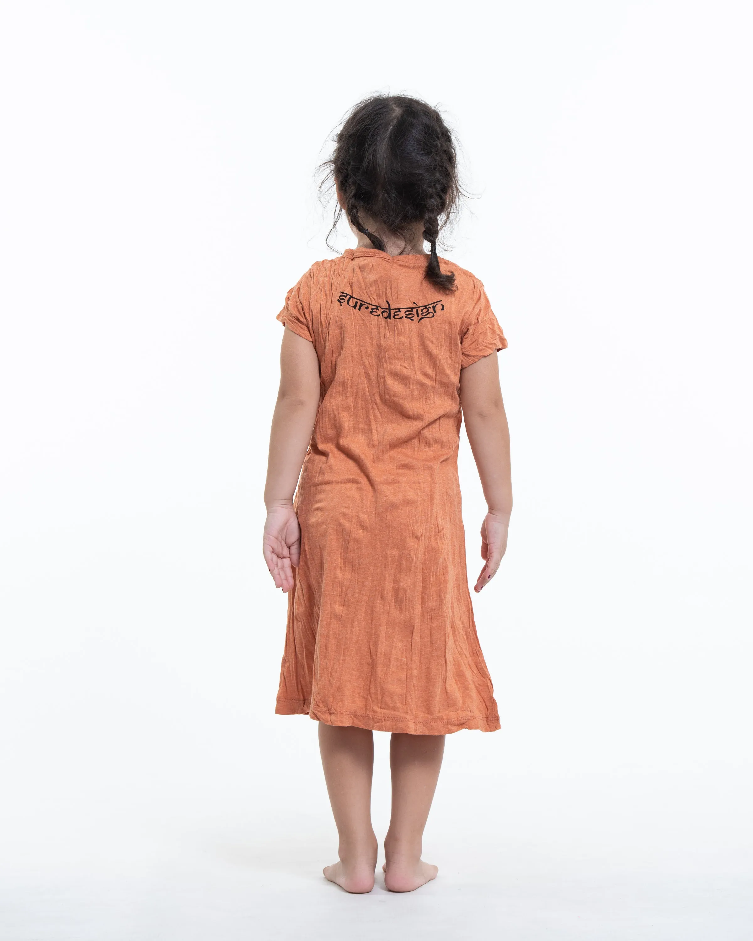 Kids Infinitee Om Dress in Orange