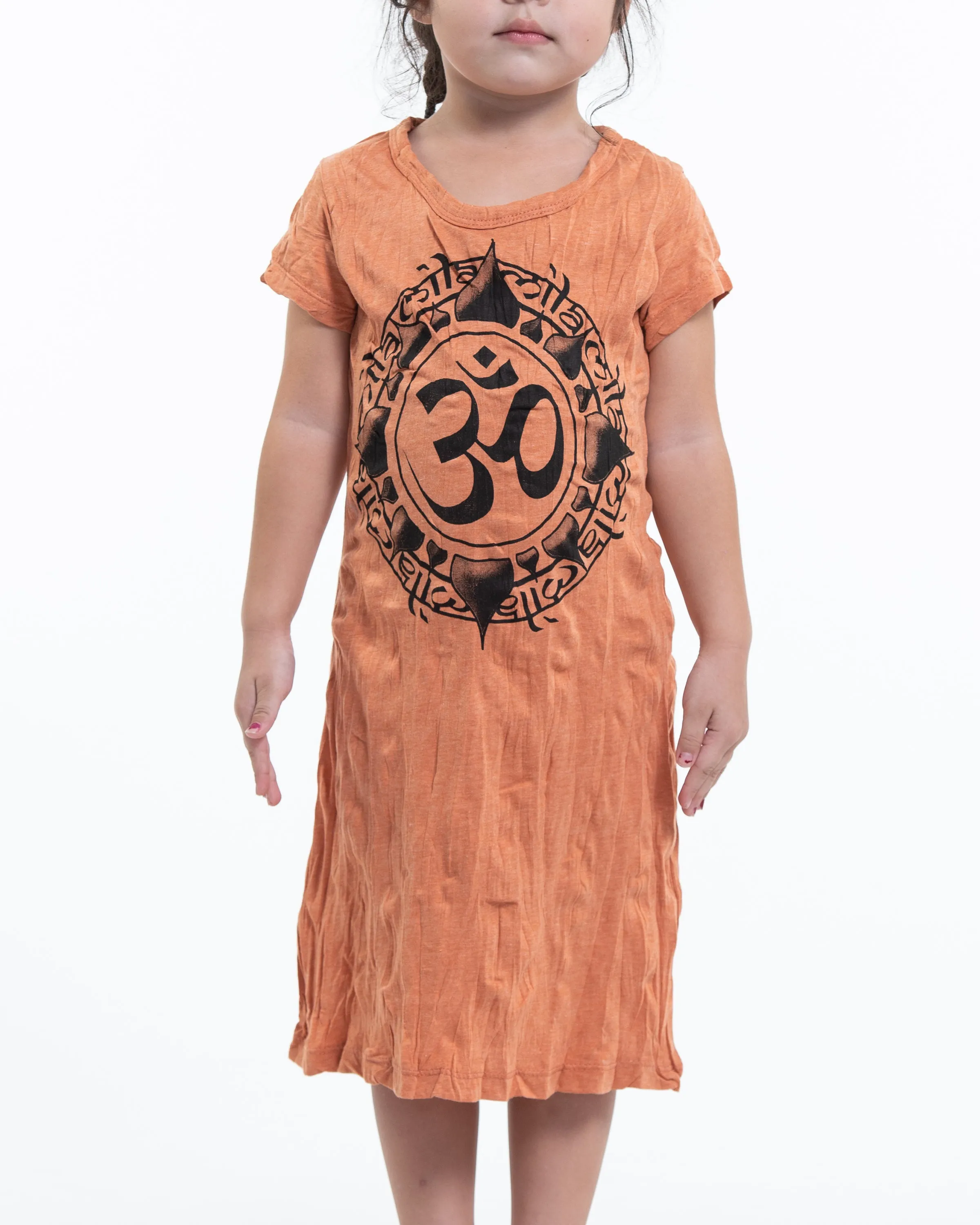 Kids Infinitee Om Dress in Orange