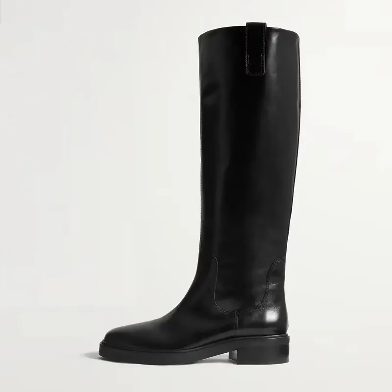 LeatherLux Modish Tall Pattern Boots