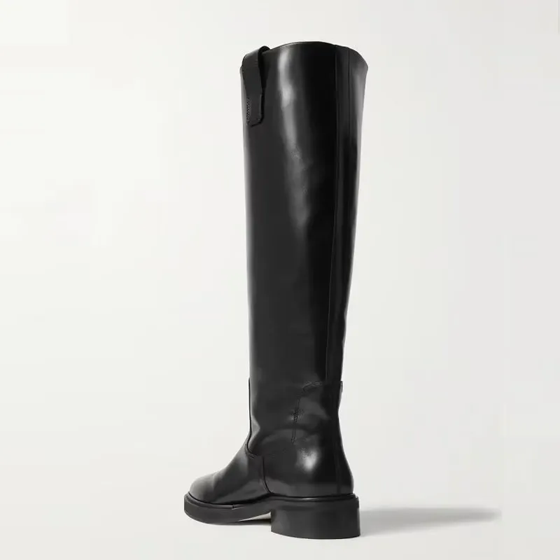 LeatherLux Modish Tall Pattern Boots