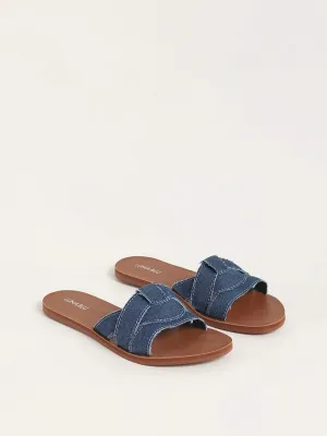 LUNA BLU Blue Slides