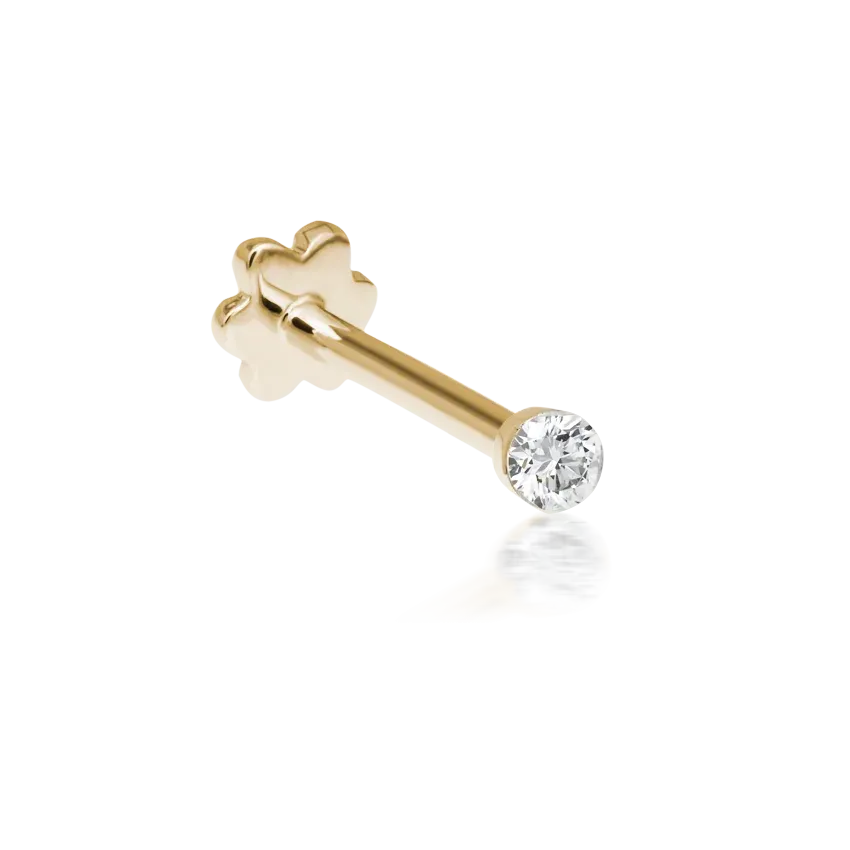 Maria Tash Invisible Set Diamond Threaded Stud Earring