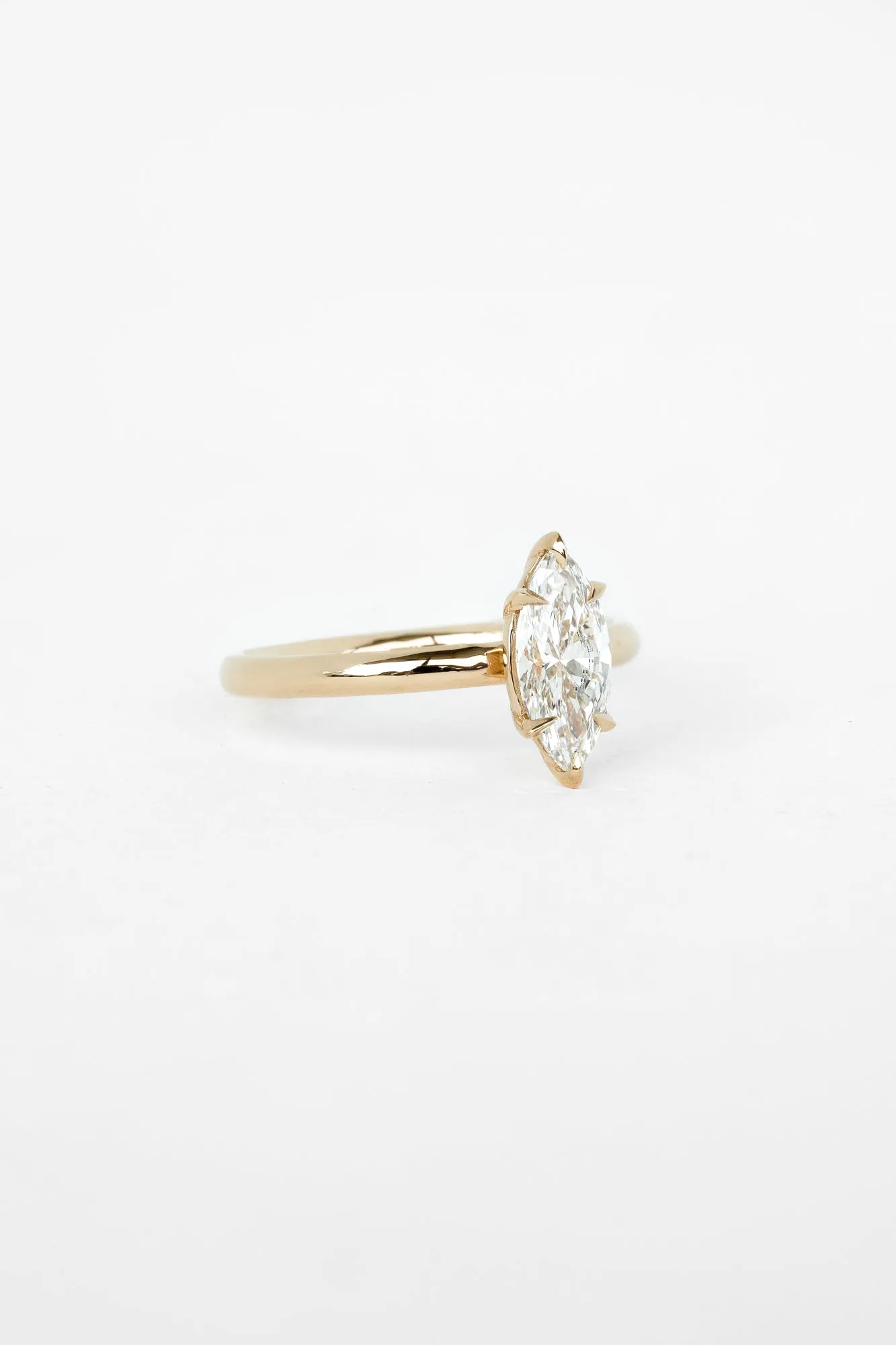 Marquise Venus Ring with 1.00ct Lab Diamond