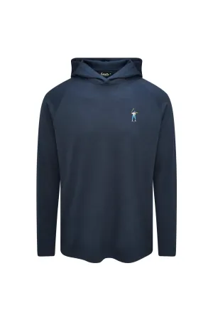 Midnight Navy Men's Premium LS Mid-Weight Hoodie