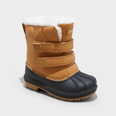 Open Box - Toddler Boys' Denver Winter Boots - Cat & Jack Cognac 9T