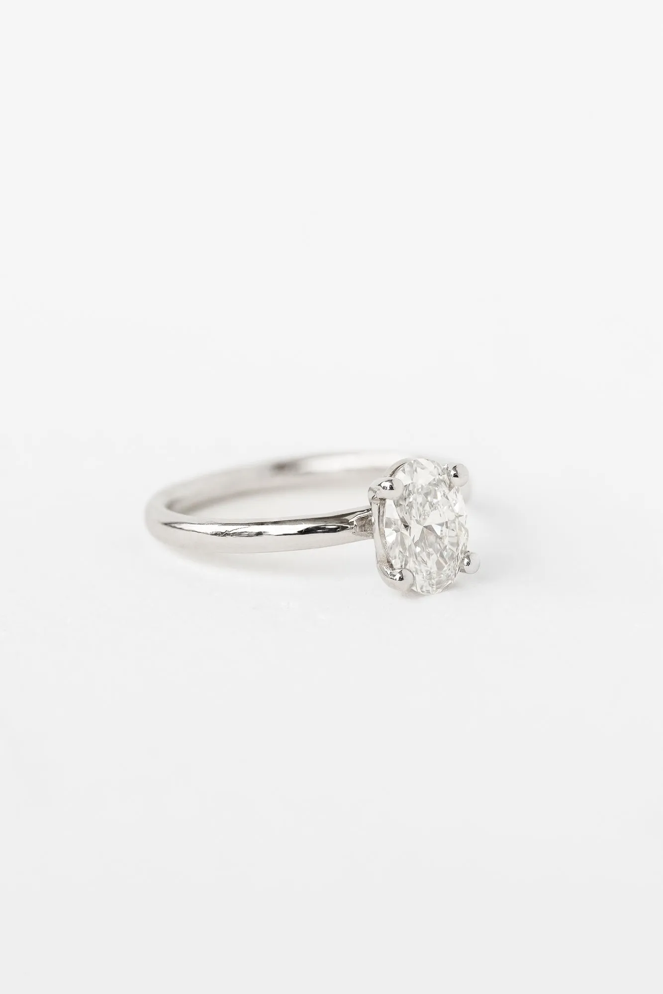 Oval Venus Ring 1.08ct Lab Diamond