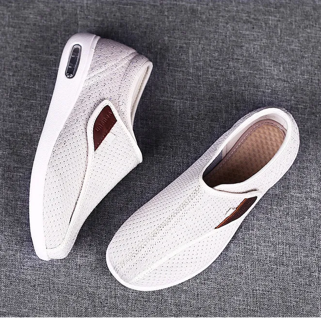 Owlkay Plus Size Wide Diabetic Shoes For Swollen Feet Width Shoes-NW005