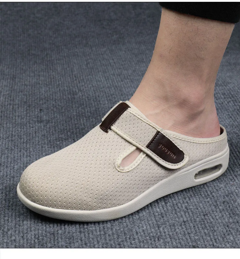 Owlkay Plus Size Wide Diabetic Shoes For Swollen Feet Width Shoes-NW021