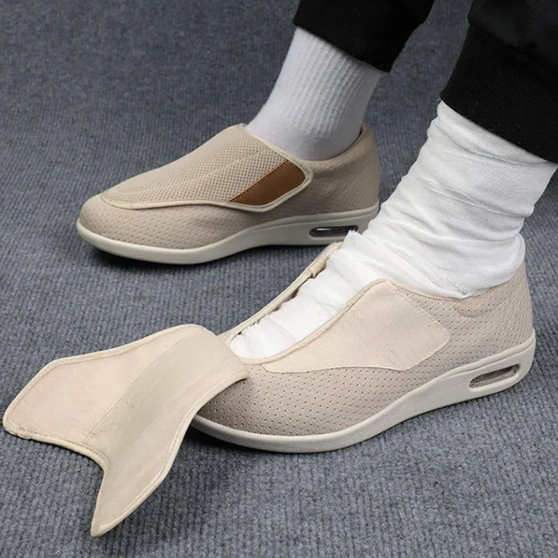 Owlkay Plus Size Wide Diabetic Shoes For Swollen Feet Width Shoes-NW025