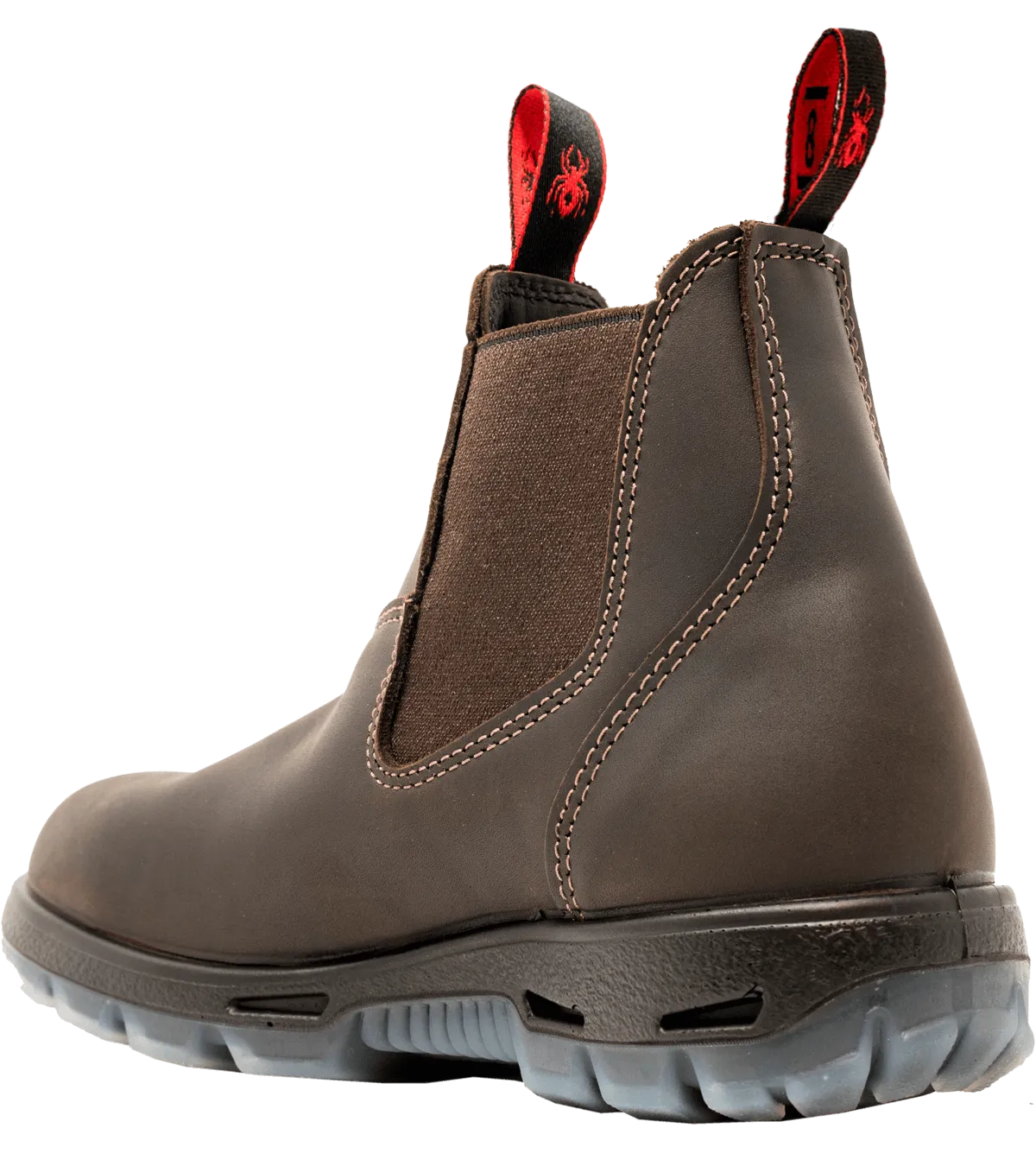 Redback Men's Great Barrier Reef 6 Inch Soft Toe Work Boot Puma Brown