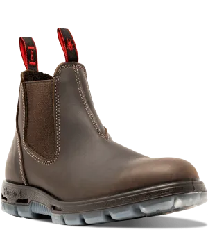 Redback Men's Great Barrier Reef 6 Inch Soft Toe Work Boot Puma Brown