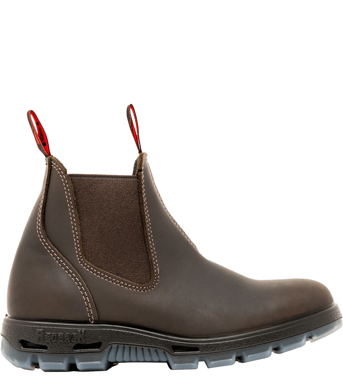 Redback Men's Great Barrier Reef 6 Inch Soft Toe Work Boot Puma Brown