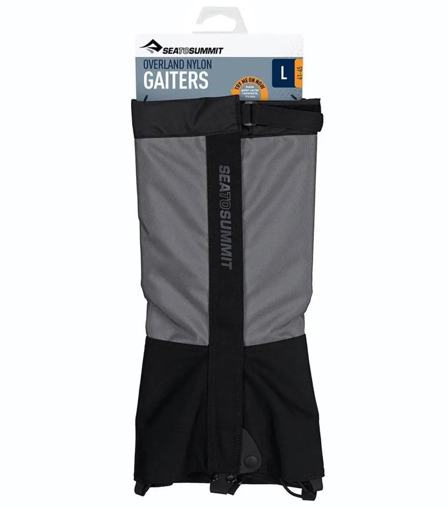 Sea To Summit Overland Gaiters - Grey/Black