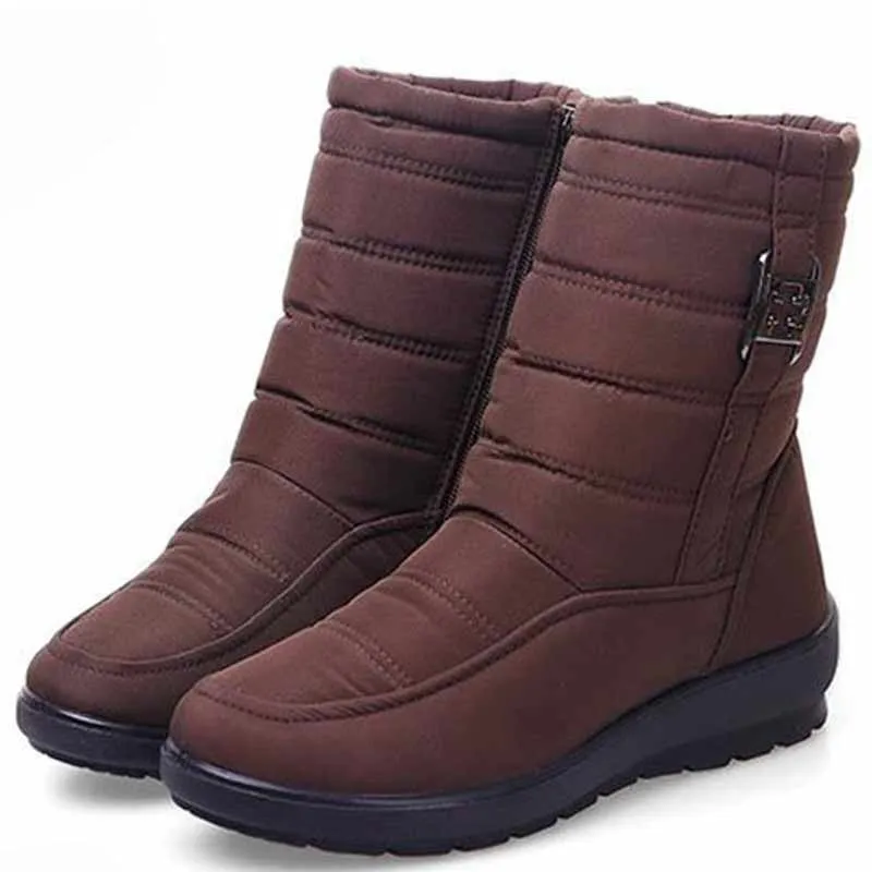 Snow Boots Women Plus Fur Warm Winter Boots Non Slip Ankle Boots