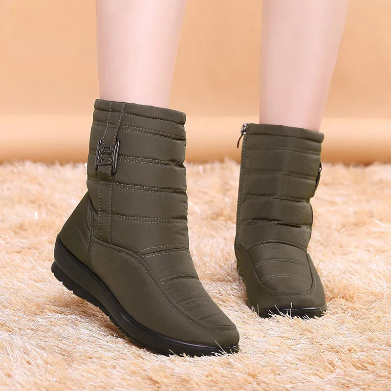 Snow Boots Women Plus Fur Warm Winter Boots Non Slip Ankle Boots