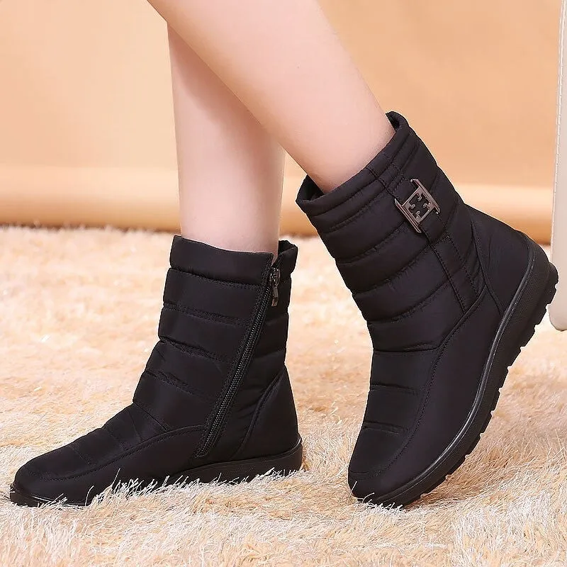 Snow Boots Women Plus Fur Warm Winter Boots Non Slip Ankle Boots