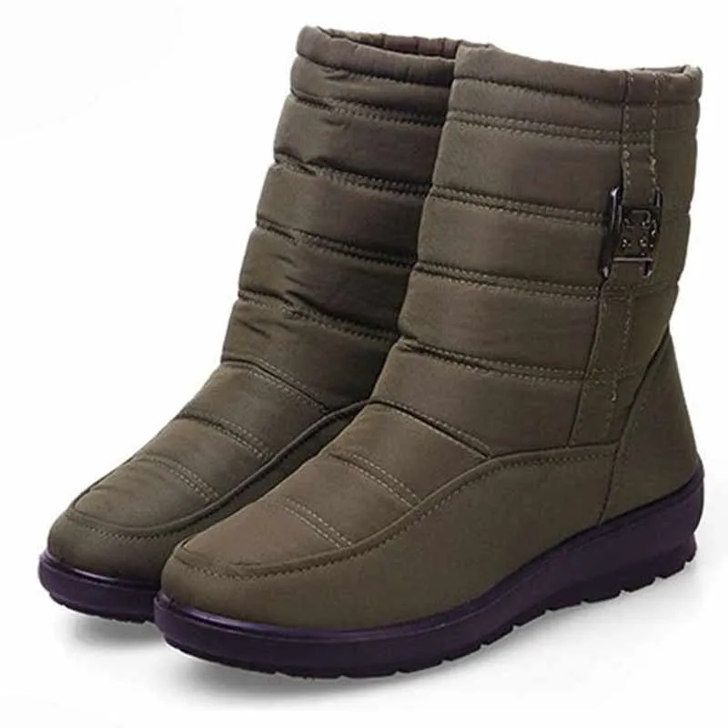 Snow Boots Women Plus Fur Warm Winter Boots Non Slip Ankle Boots