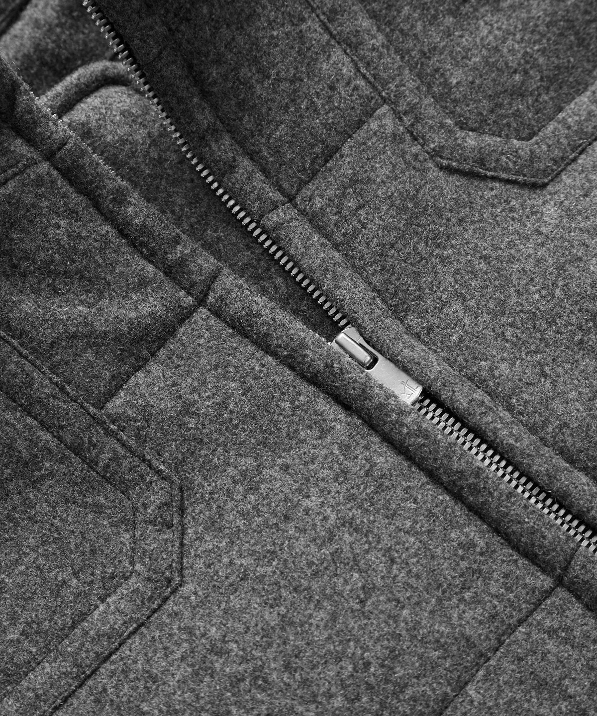 The Gilet in Grey Merino Wool