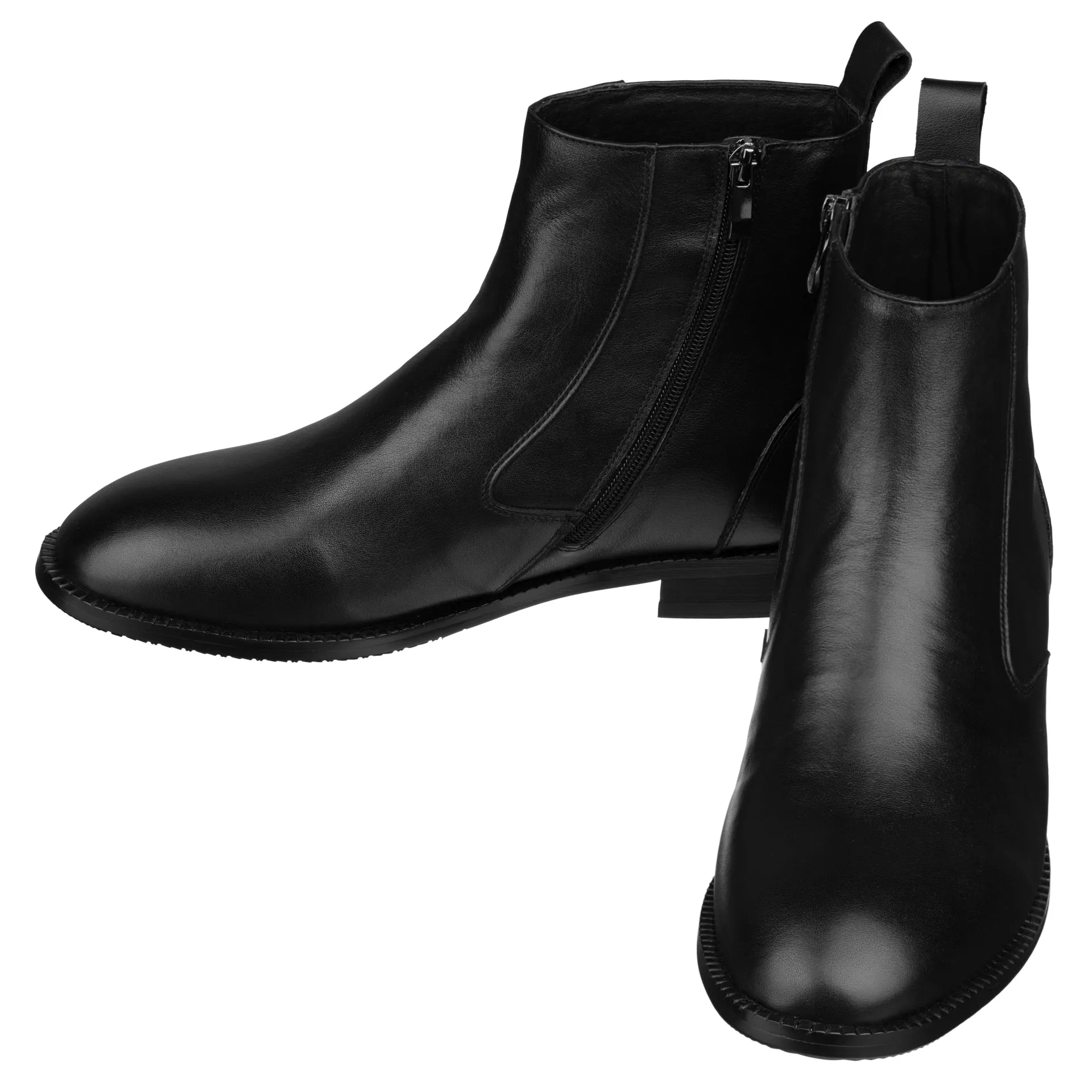 TOTO - K33092 - 2.6 Inches Taller (Black) - Zipper Boot