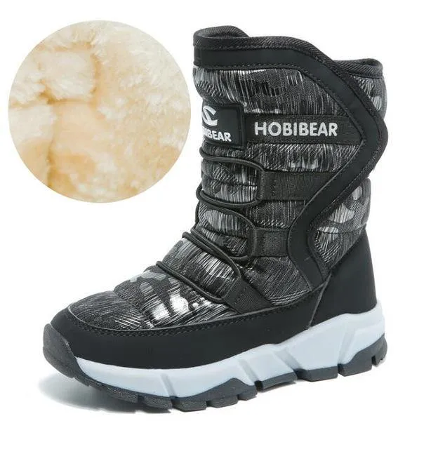 Winter Warm Waterproof Ankle Length Kids Boots